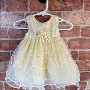 Marmaletta infants 3/6 month Charming Yellow Dress